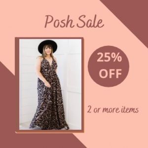 LIMITED TIME ONLY!! 25% OFF 2 OR MORE ITEMS